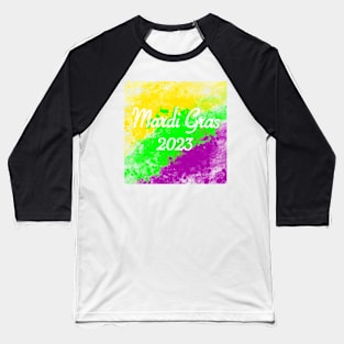 Mardi Gras 2023 Baseball T-Shirt